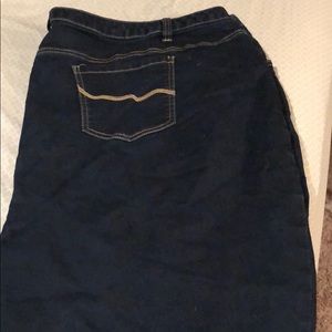 Dark denim jeggings size 5x